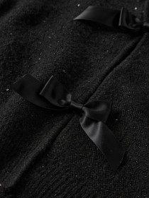 NAME IT Glimmer Striktrøje Simra Black